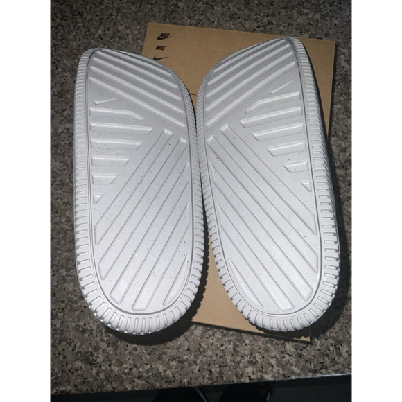 FD4116-004 Nike Calm Slide Wolf Grey Photon Dust Wolf Grey Men\'s Size 12